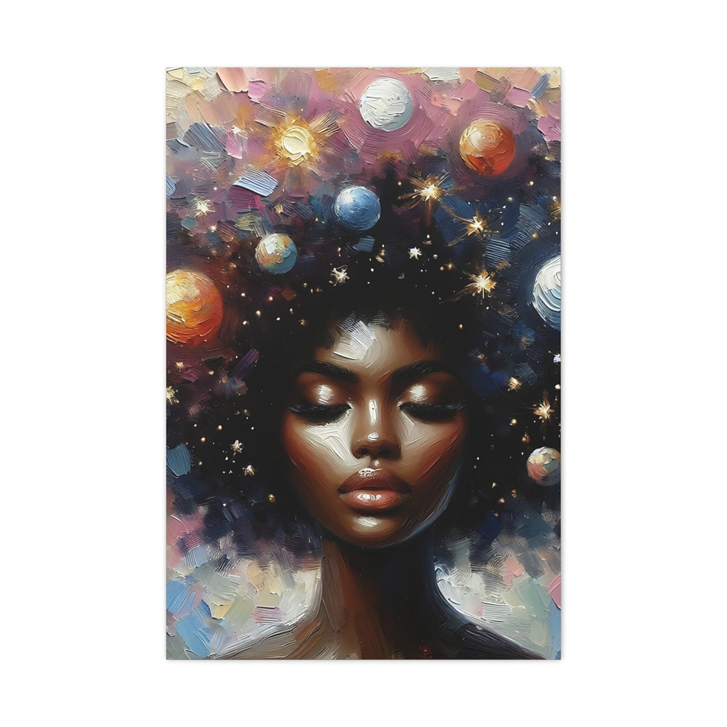 Cosmic Afro Hair Art