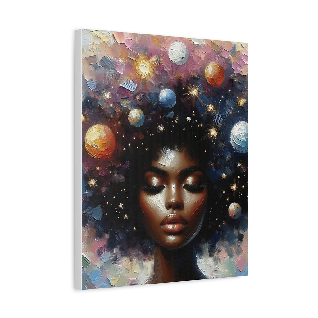 Cosmic Afro Hair Art
