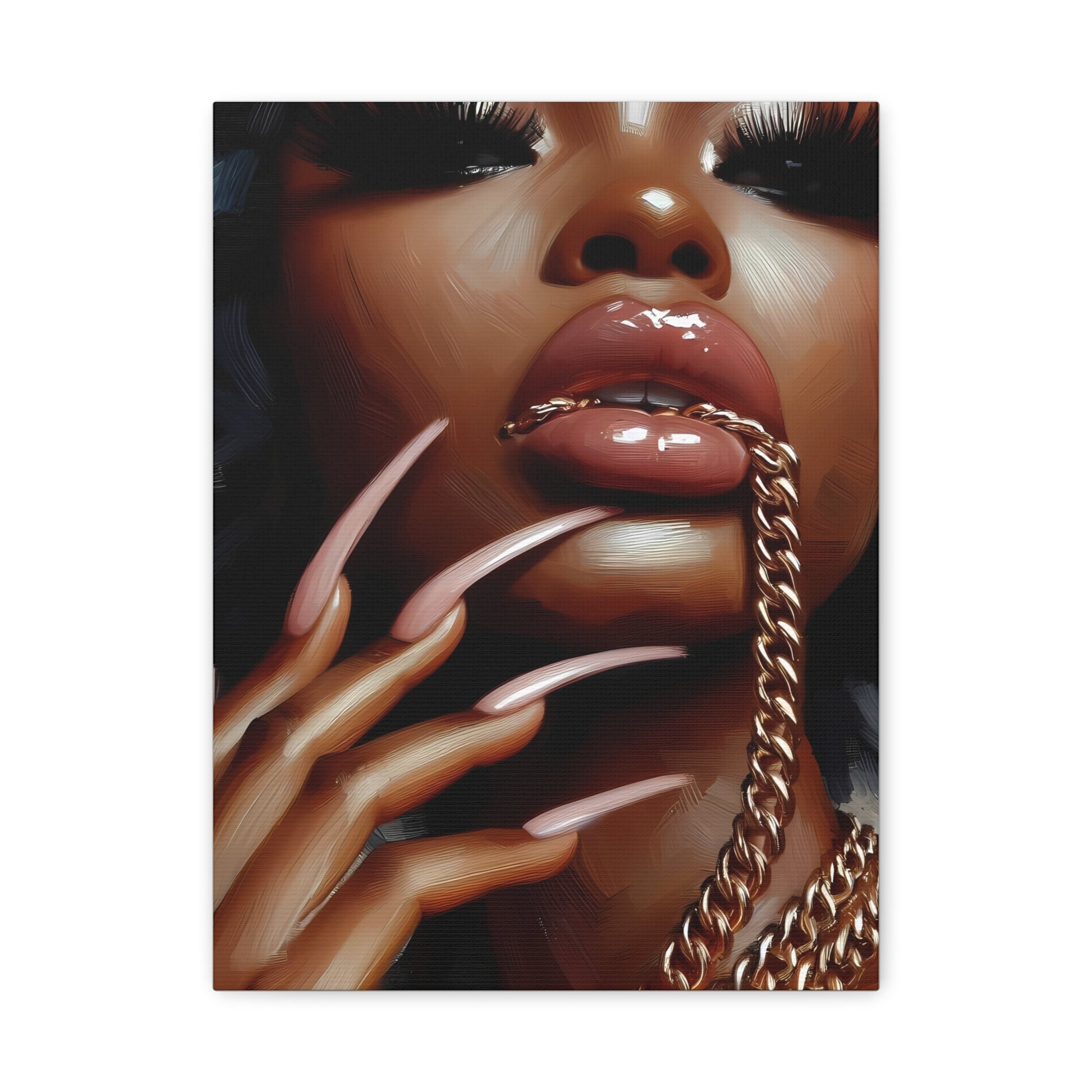 Stylish Wall Art, Modern Design, Home Decor, Chic Aesthetic, Fashion Illustration, Gift Idea, Canvas Print