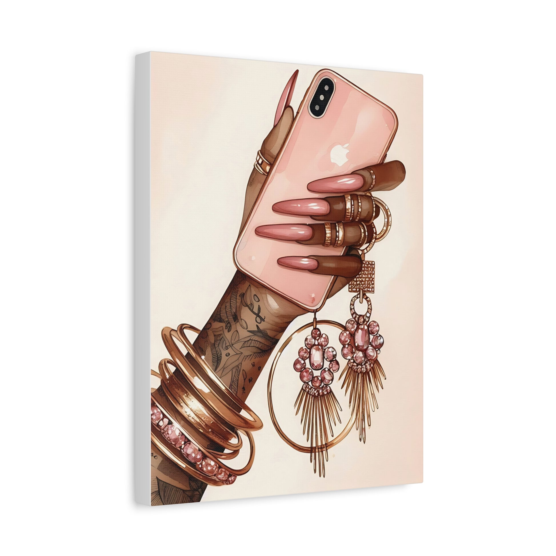 Stylish Art Print, Fashion Wall Decor, Home Aesthetic, Gift for Her, Boho Chic Design, Modern Artwork