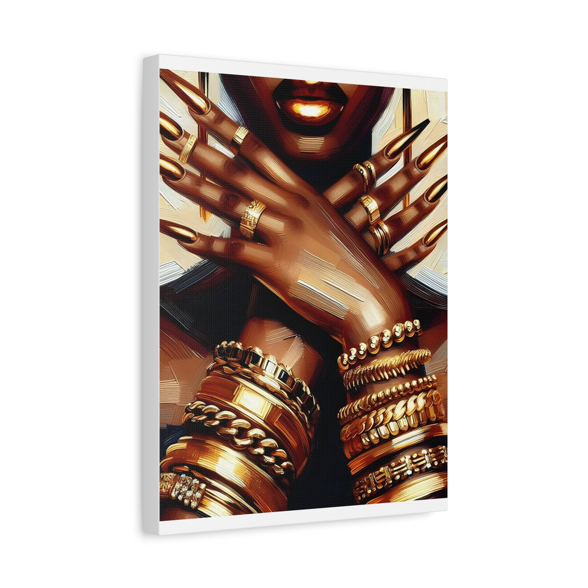 Stretched Matte Canvas Art Print - Bold Elegance for Home Decor, Modern Wall Art, Unique Gift Idea, Statement Piece, Living Room Decoration