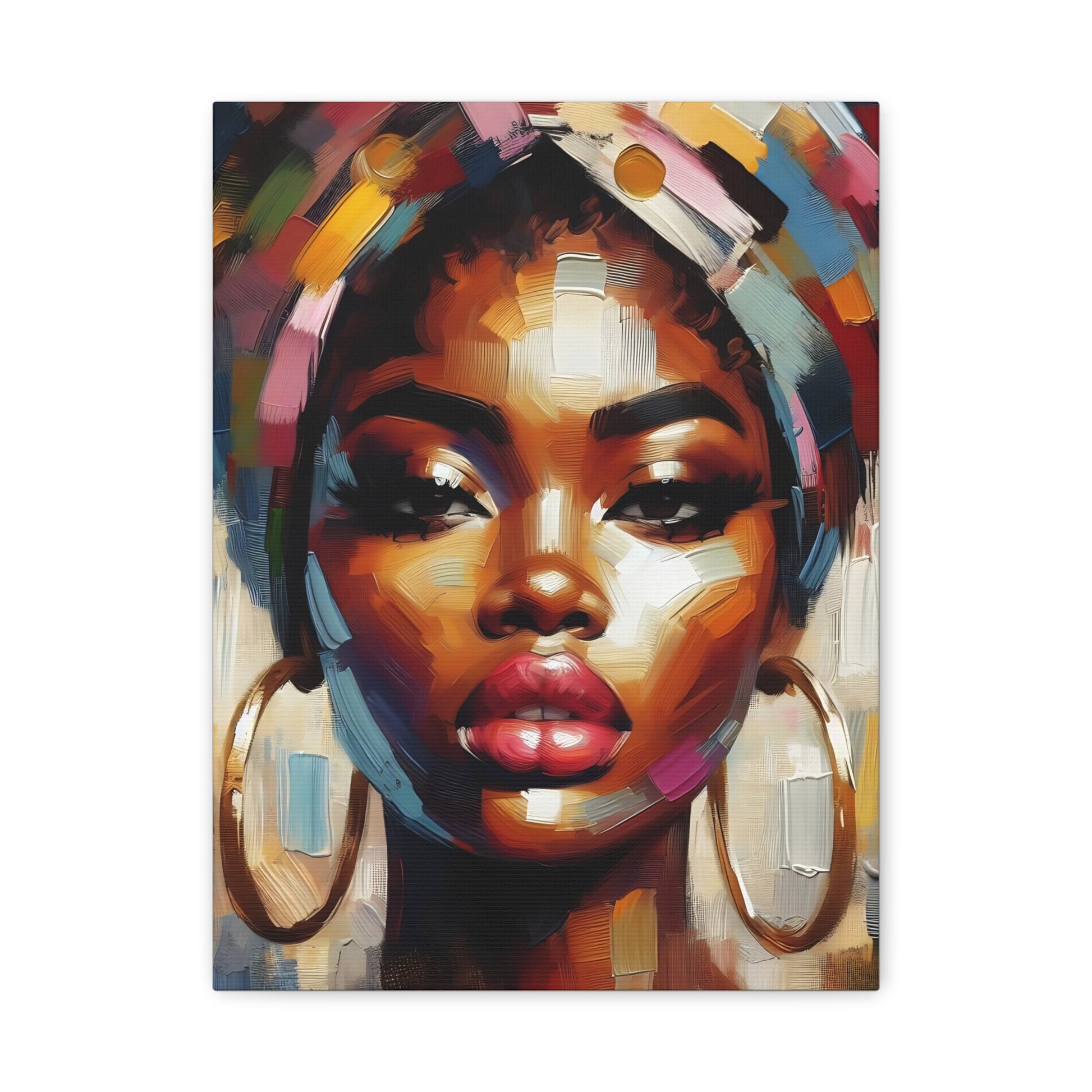 Vibrant Art Canvas, Wall Decor, Home Design, Unique Gift, Boho Chic Living Room