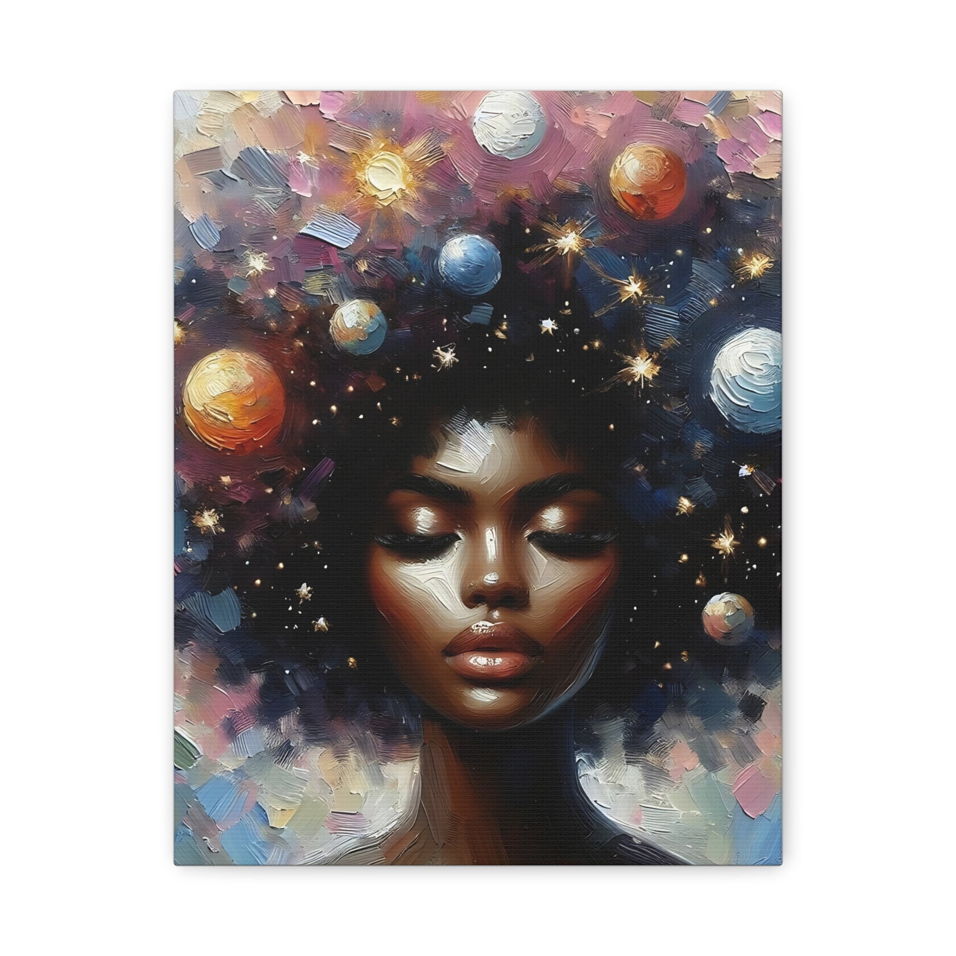Cosmic Afro Hair Art