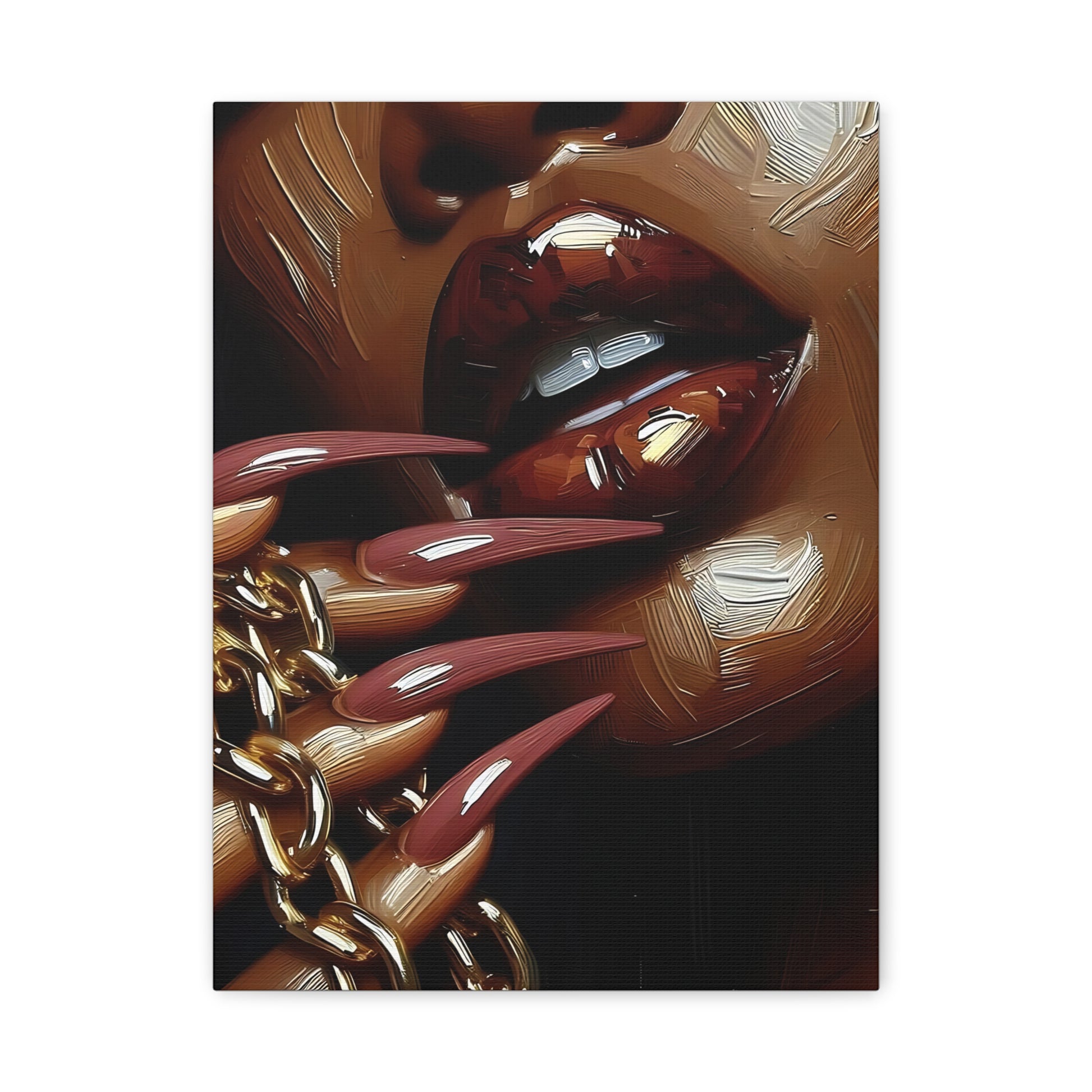 Chic Art Canvas Print, Fashion Wall Decor, Modern Home Design, Stylish Gift for Friends, Trendy Wall Art