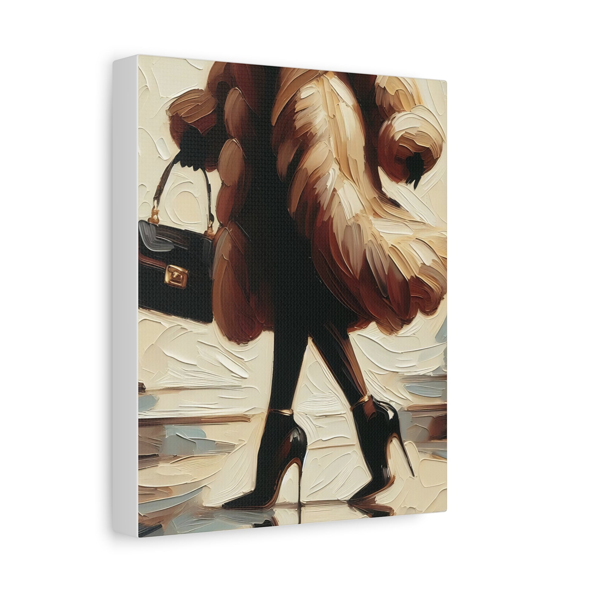 Chic Fashion Canvas Art, Stylish Home Decor, Modern Wall Art, Fashionista Gift, Elegant Gallery Print