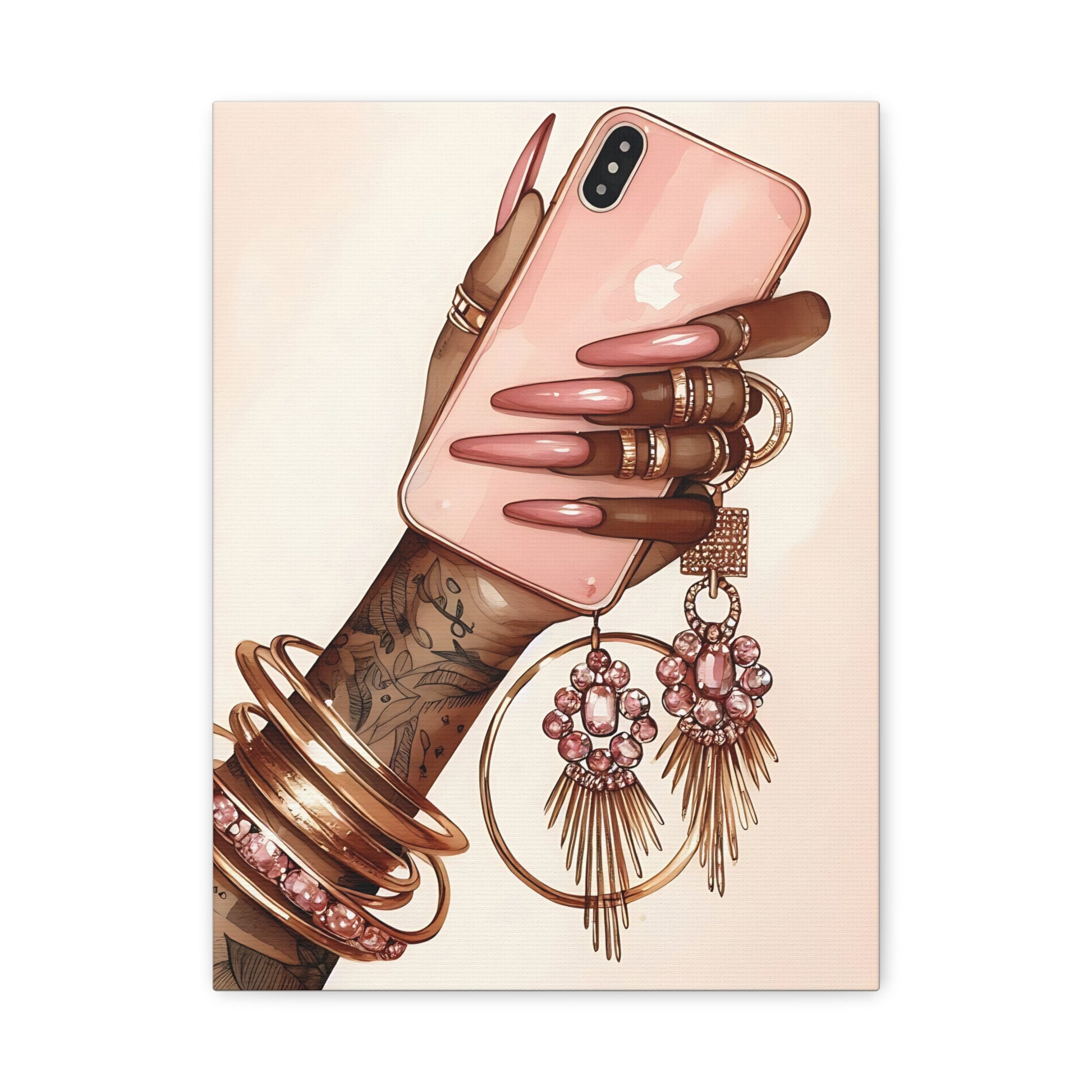 Stylish Art Print, Fashion Wall Decor, Home Aesthetic, Gift for Her, Boho Chic Design, Modern Artwork