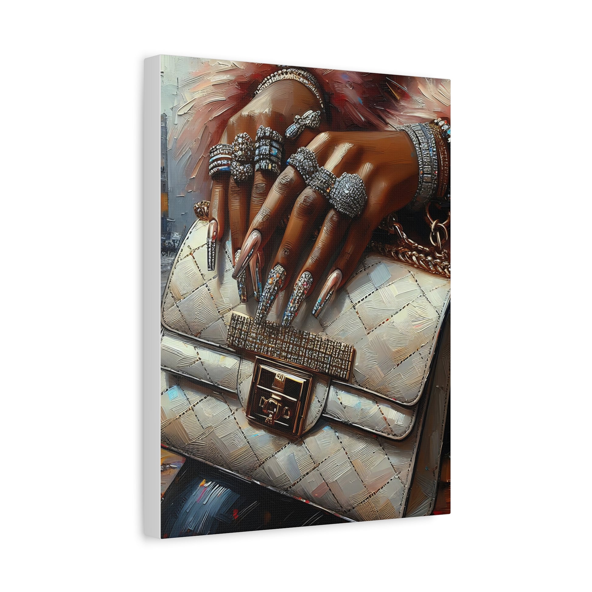 Stylish Hand Art Print, Modern Wall Décor, Fashion Art Canvas, Chic Home Gallery, Gift for Fashion Lovers, Glamorous Wall Art