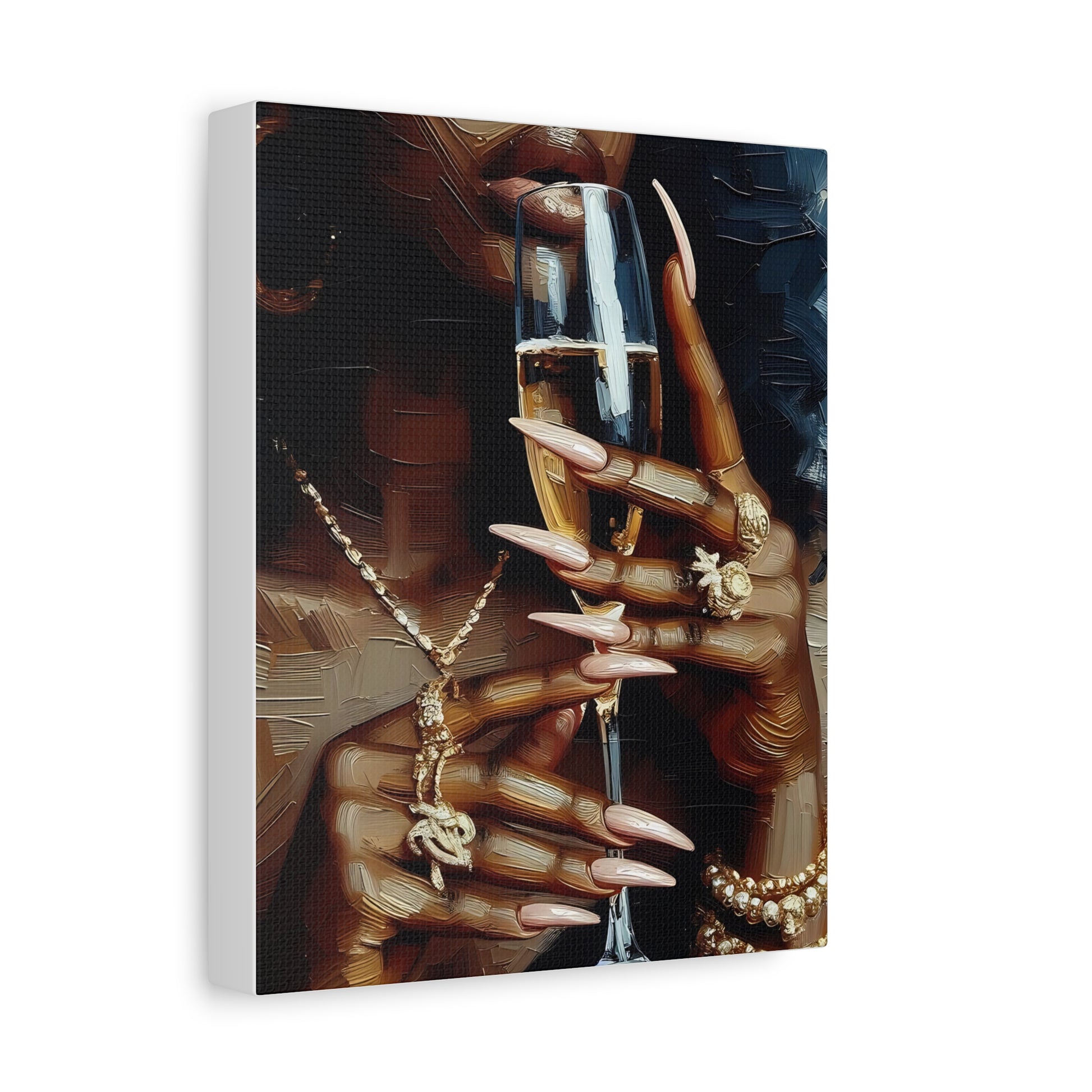 Elegant Canvas Wall Art, Chic Home Decor, Modern Art Piece, Fashion Wall Decor, Unique Artwork for Living Spaces