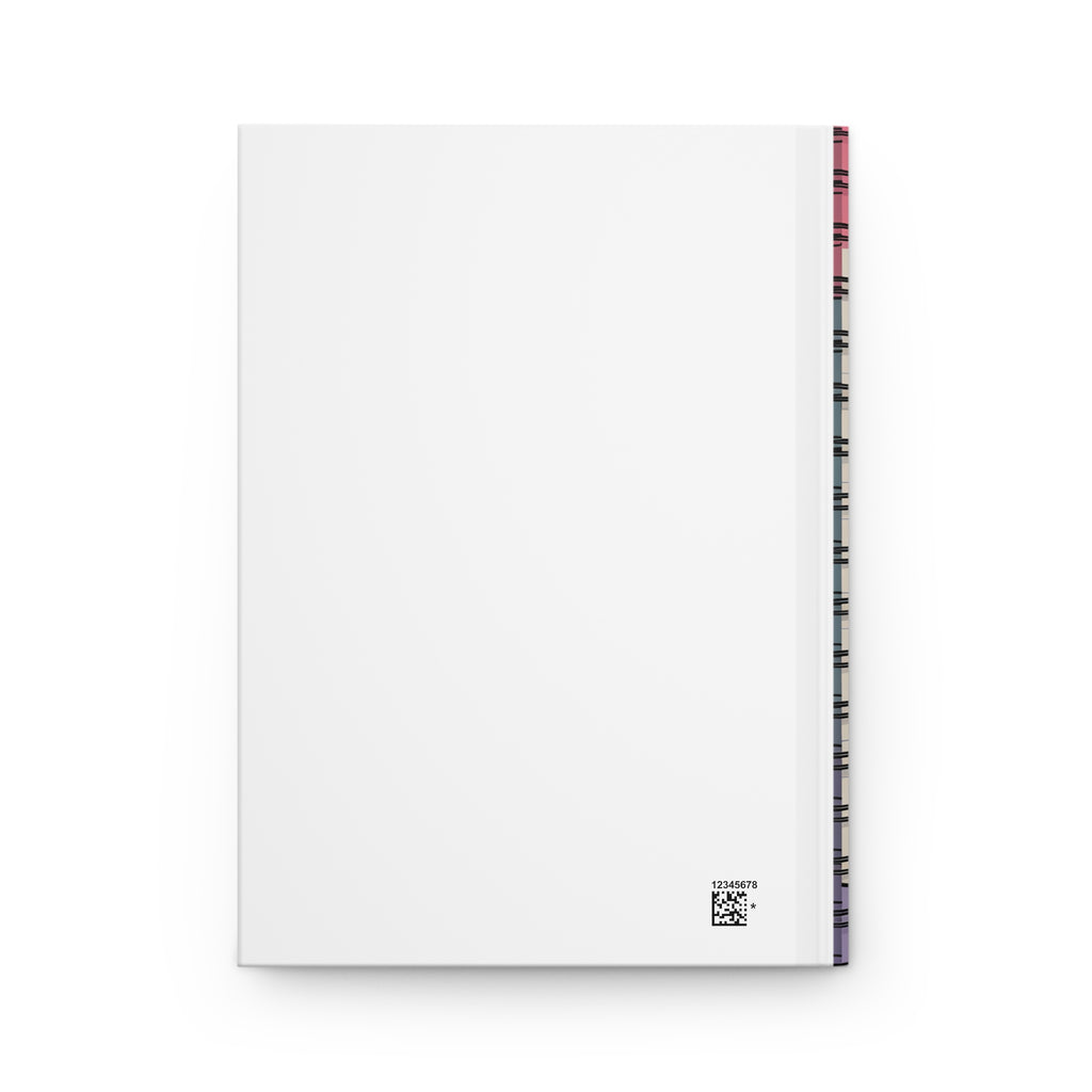 Soft Girl Era Hardcover Journal — Pastel Hearts Notebook for Self-Care