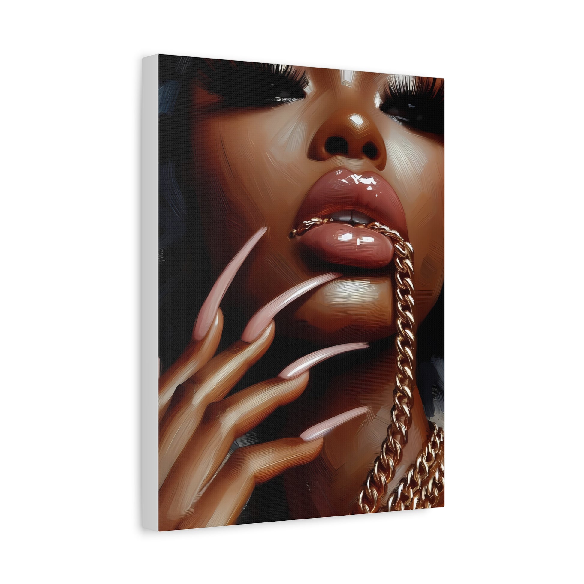 Stylish Wall Art, Modern Design, Home Decor, Chic Aesthetic, Fashion Illustration, Gift Idea, Canvas Print