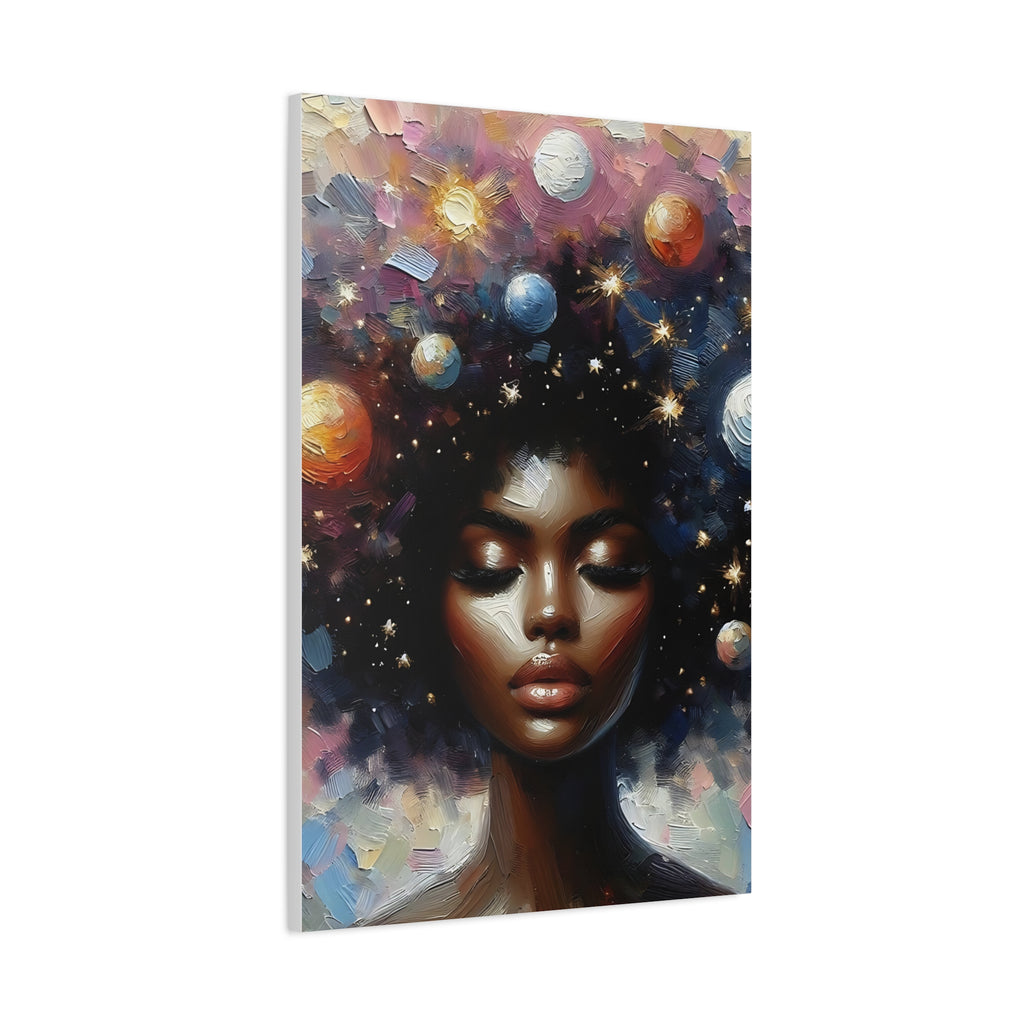 Cosmic Afro Hair Art