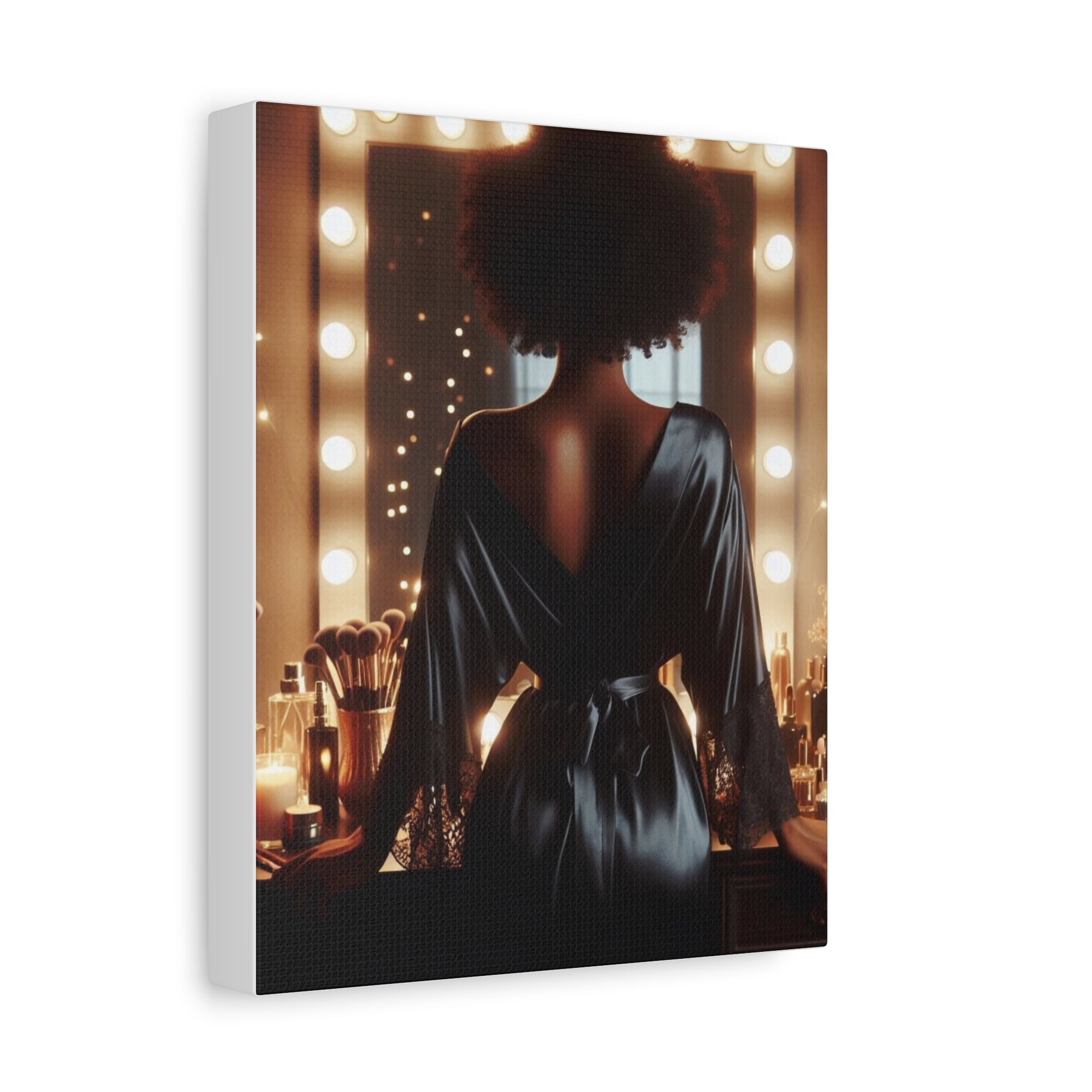 Elegant Matte Canvas Wall Art, Beauty Decor, Chic Home Accent, Gift for Makeup Lovers, Inspirational Artwork