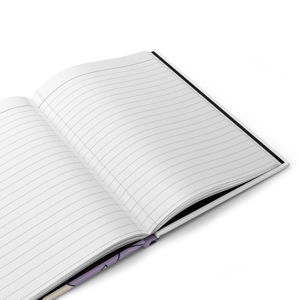 Soft Girl Era Hardcover Journal — Pastel Hearts Notebook for Self-Care